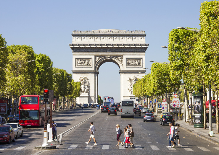Arco do Triunfo da Champs Elysees