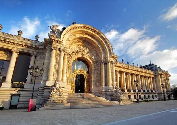 Frente do Petit Palais em Paris