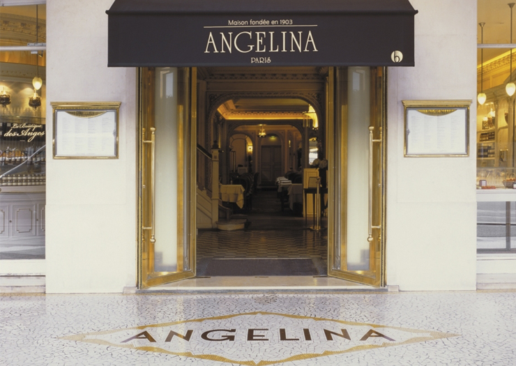 Entrada do restaurante Thé Angelina