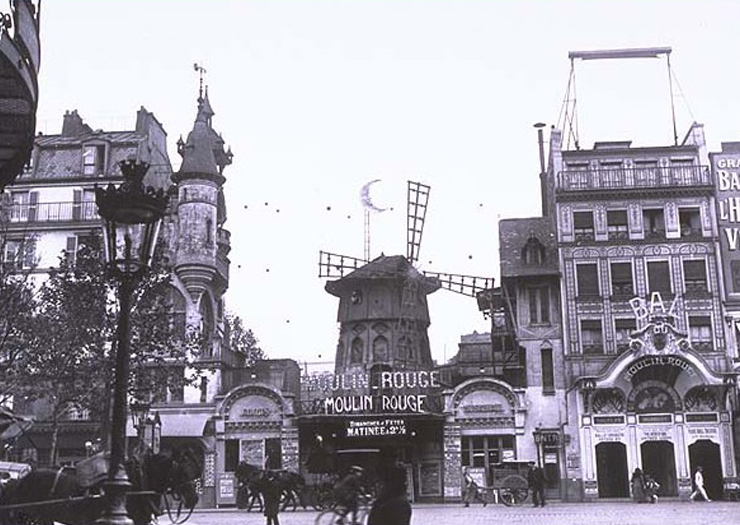 Frente antiga do Moulin Rouge