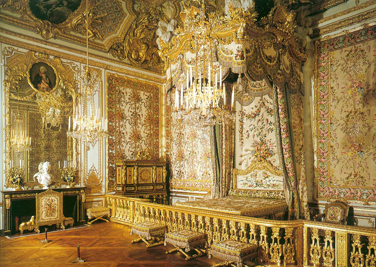 Quarto da Rainha no Palácio de Versalhes