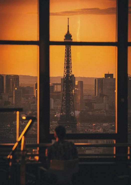 Vista do andar 56 da Torre Montparnasse