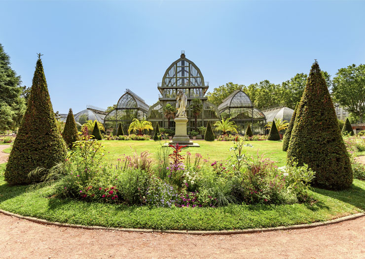 Jardim botânico em La Tête d’Or