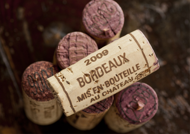 Rolhas de vinho Bordeaux