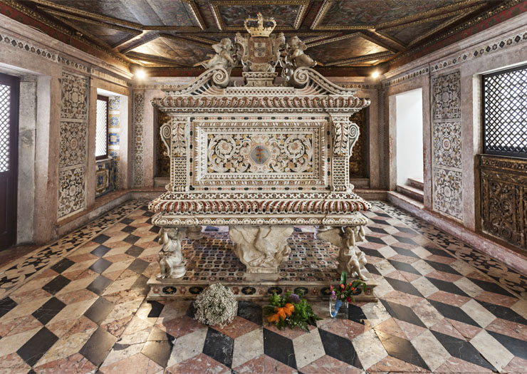 Túmulo da Princesa Santa Joana, no Museu de Aveiro