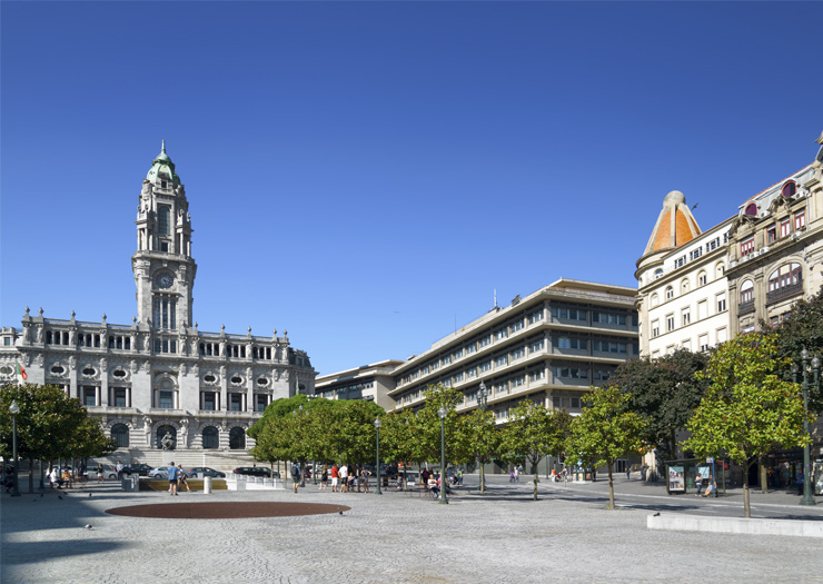 Avenida dos Aliados e Câmara Municipal de Porto