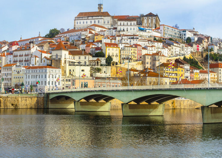 Ponte e cidade de Coimbra