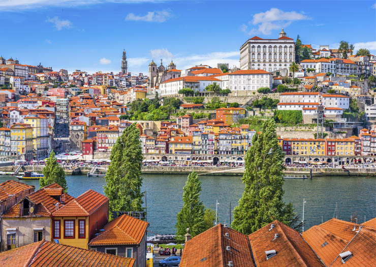 Vista de Porto, cidade de Portugal