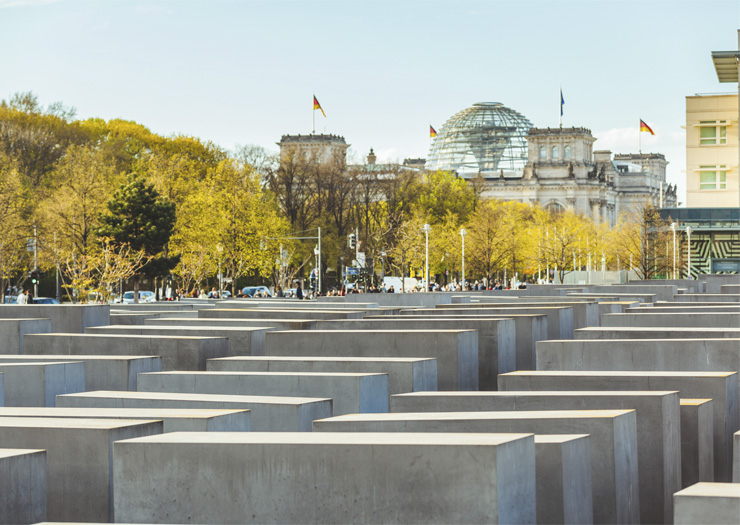 Paredes do Memorial do Holocausto