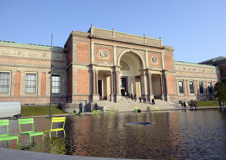 Museu Nacional da Dinamarca visto por fora
