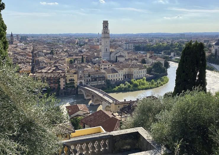 Verona vista do Castel San Pietro