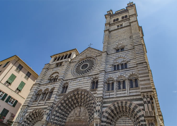Fachada da Catedral de Gênova