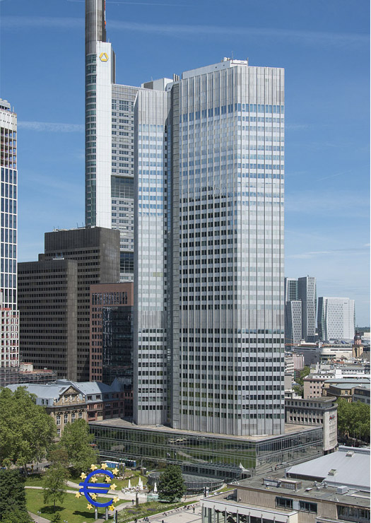 Eurotower em Frankfurt