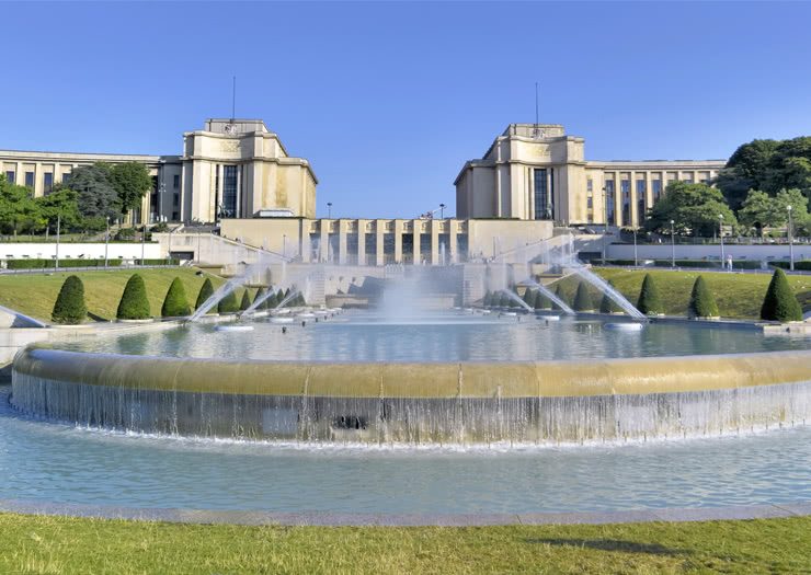 Fontes e Jardins du Trocadéro
