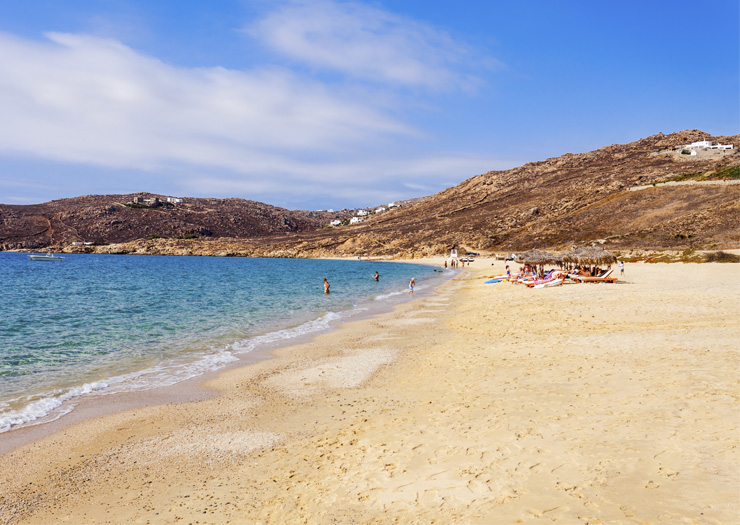 Praia deserta Agios Sostis