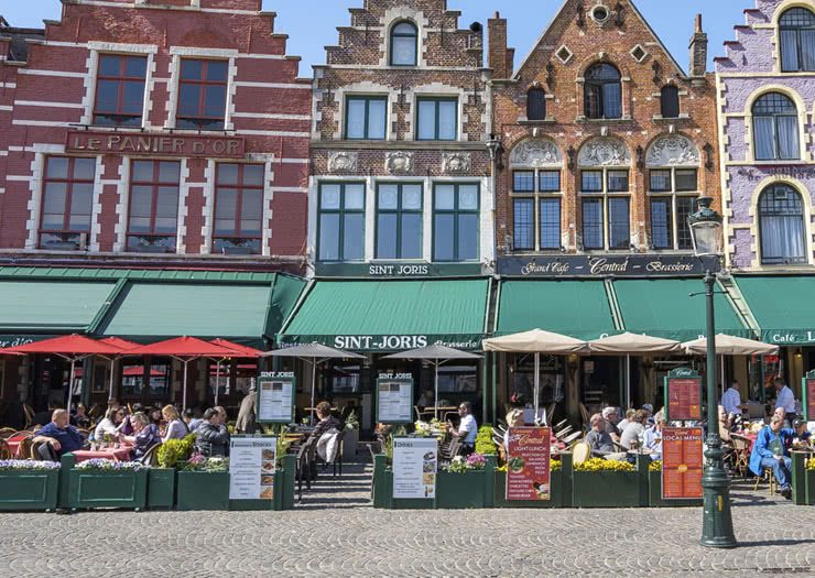 Grote Markt em Bruges