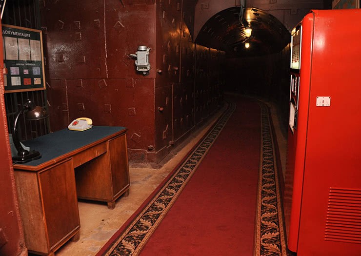 Dentro do Bunker 42 em Moscou