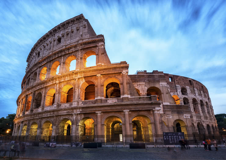 Ruínas do Coliseu em Roma