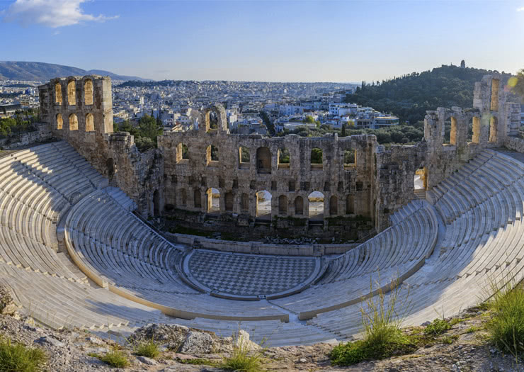 Teatro de Dionísio visto de cima